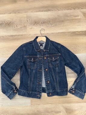 GAP Blue Stretch Denim Jacket